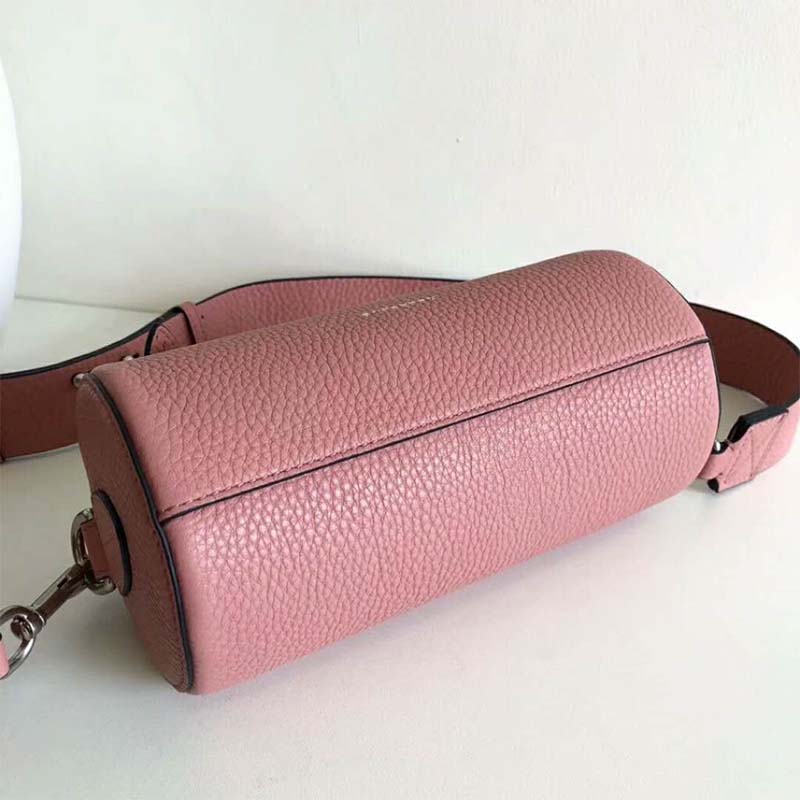 Burberry Women The Leather Barrel Bag-Pink - image 4