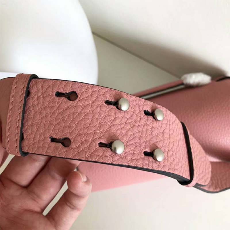 Burberry Women The Leather Barrel Bag-Pink - image 10