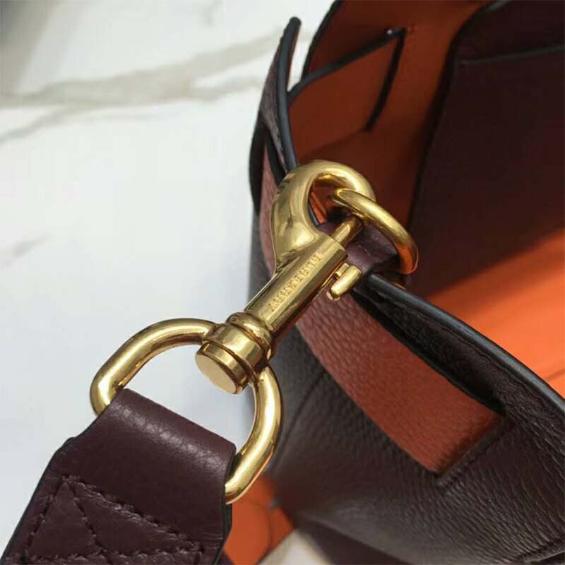 Burberry Women The Medium Leather Belt Bag-Maroon - image 7