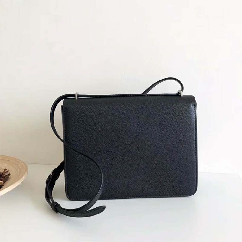 Burberry Women The Medium Vintage Check Leather D-Ring Bag-Black - image 4