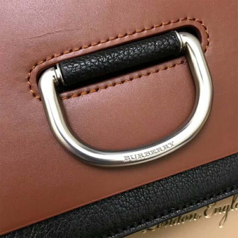 Burberry Women The Small Leather D-Ring Bag-Brown - image 9