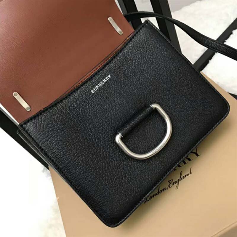 Burberry Women The Small Leather D-Ring Bag-Brown - image 5