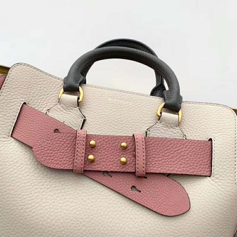Burberry Women The Small Tri-Tone Leather Belt Bag-Pink - image 5