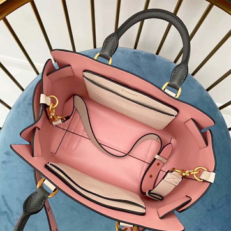 Burberry Women The Small Tri-Tone Leather Belt Bag-Pink - image 6