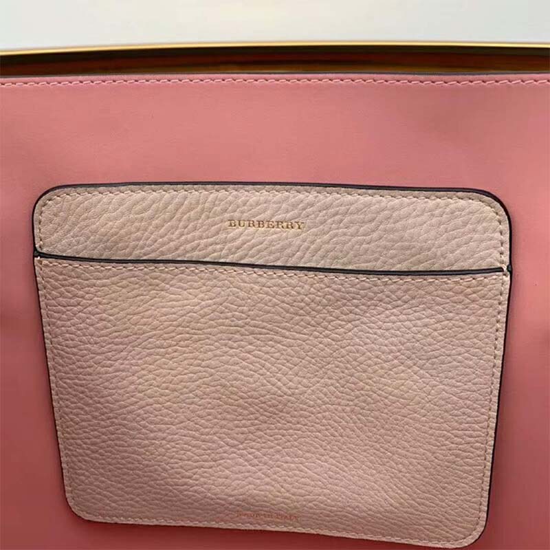 Burberry Women The Small Tri-Tone Leather Belt Bag-Pink - image 7