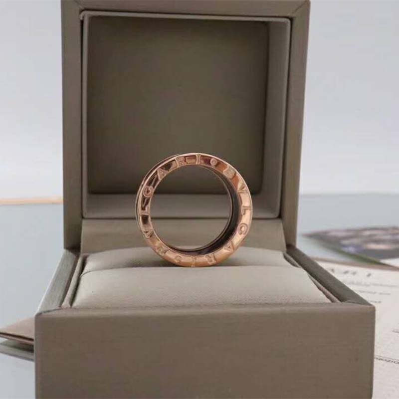 Bvlgari Women B.zero1 Four-Band Ring Two 18 KT Rose - image 4