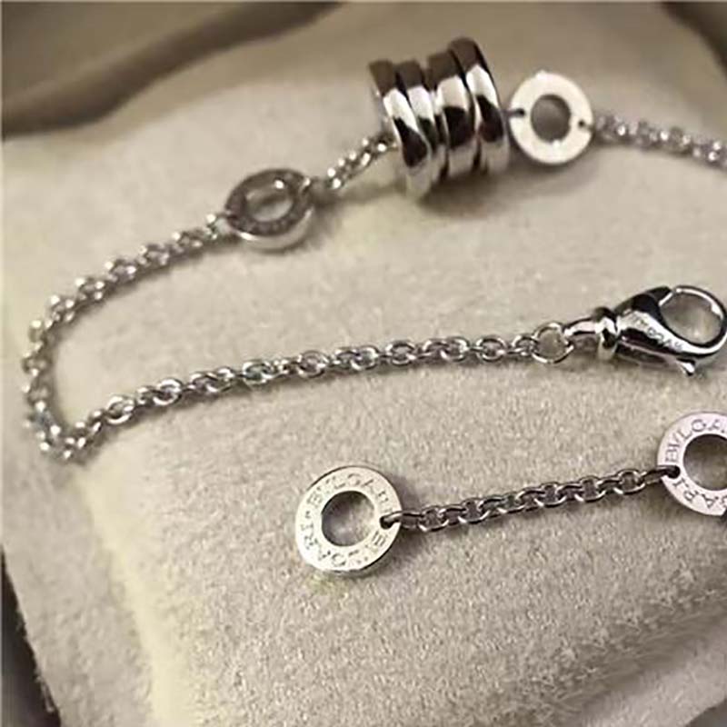 Bvlgari Women B.zero1 Soft Bracelet in 18KT White Gold - image 7