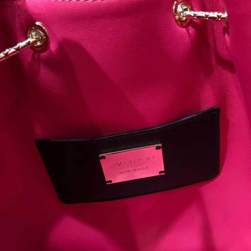 Bvlgari Women Bucket Serpenti Forever in Black Smooth Calf Leather - image 10