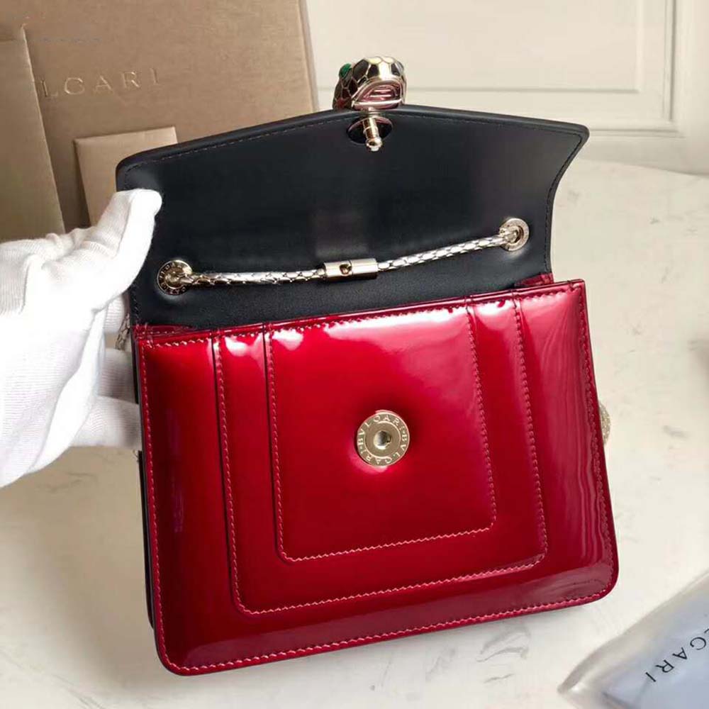Bvlgari Women Serpenti Forever Flap Cover-Red - image 6