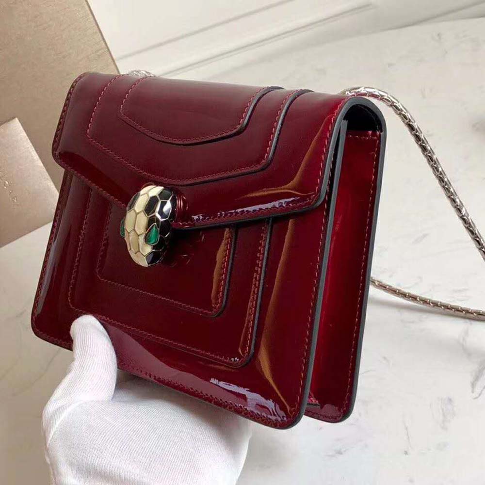 Bvlgari Women Serpenti Forever Flap Cover-Red - image 5