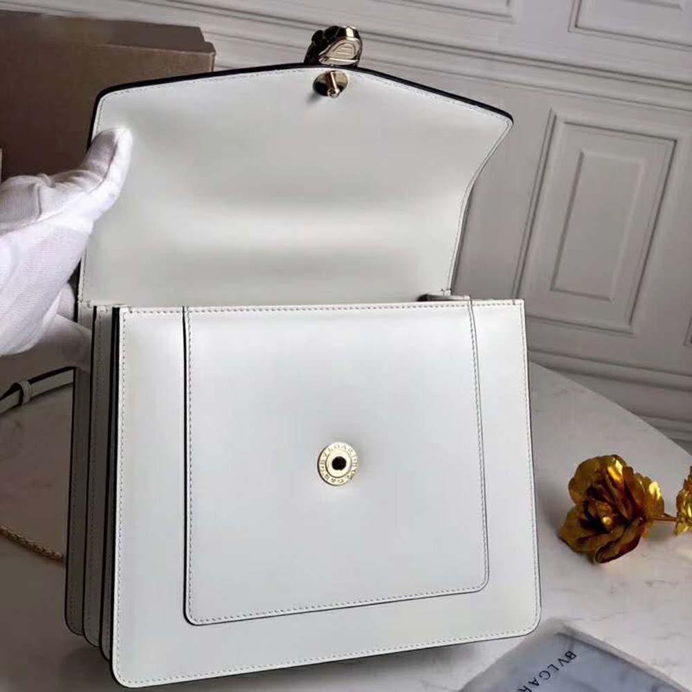 Bvlgari Women Serpenti Forever Flap Cover-White - image 8