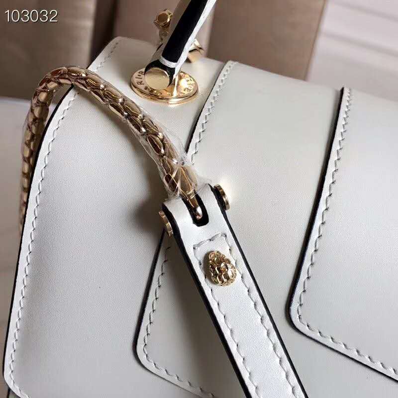 Bvlgari Women Serpenti Forever Flap Cover-White - image 10