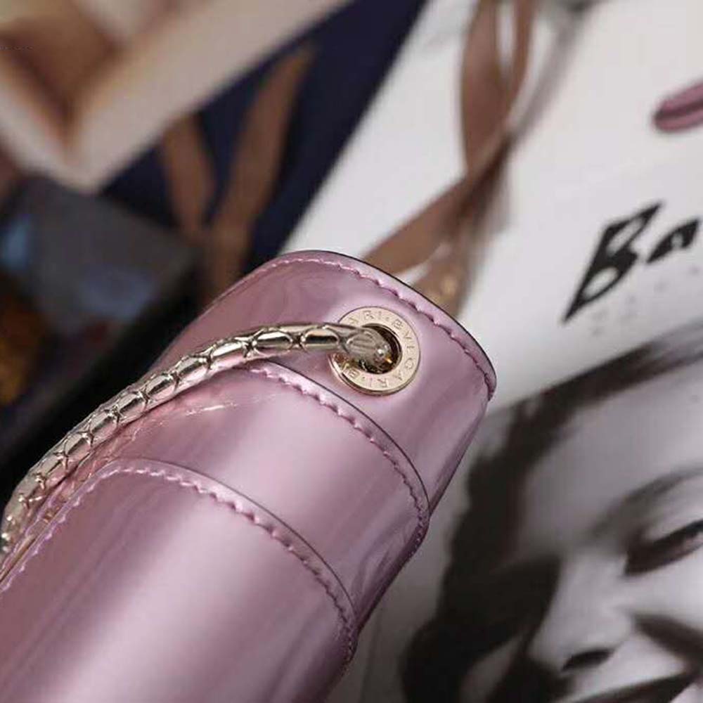 Bvlgari Women Serpenti Forever Flap Cover in Calf Leather-Pink - image 10