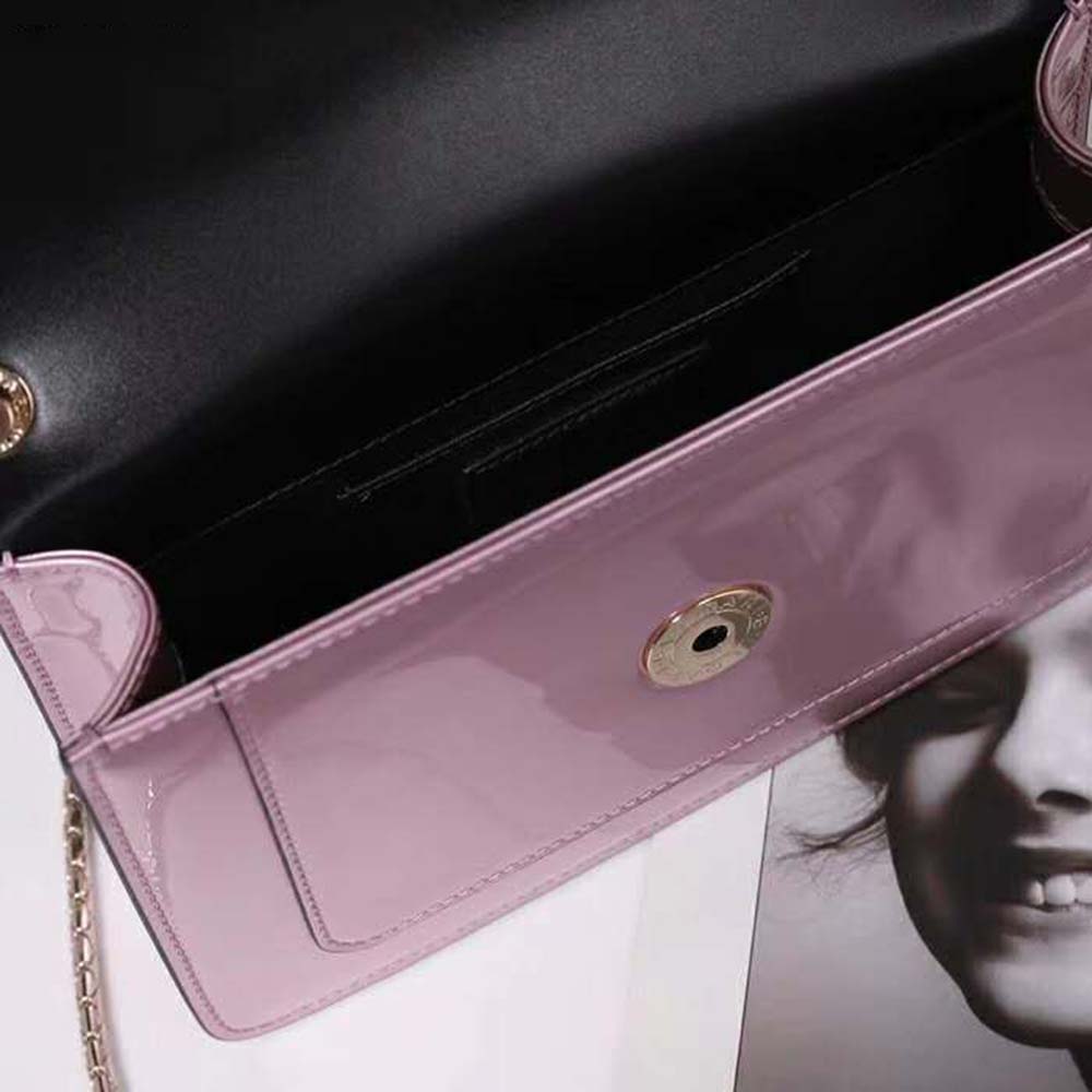 Bvlgari Women Serpenti Forever Flap Cover in Calf Leather-Pink - image 11