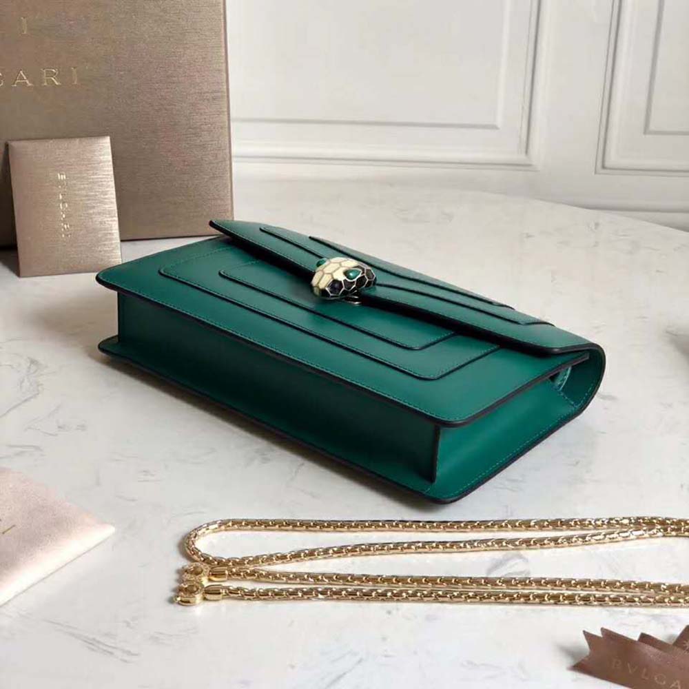 Bvlgari Women Serpenti Forever Mini Bag-Green - image 5