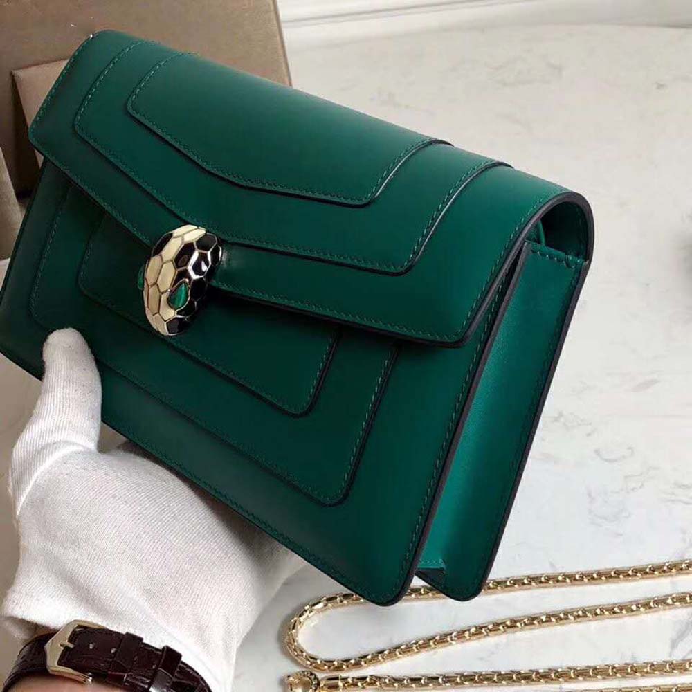 Bvlgari Women Serpenti Forever Mini Bag-Green - image 10