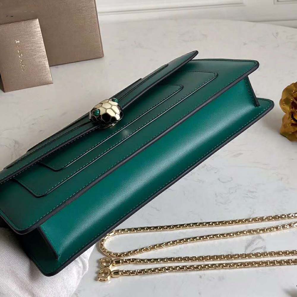 Bvlgari Women Serpenti Forever Mini Bag-Green - image 4