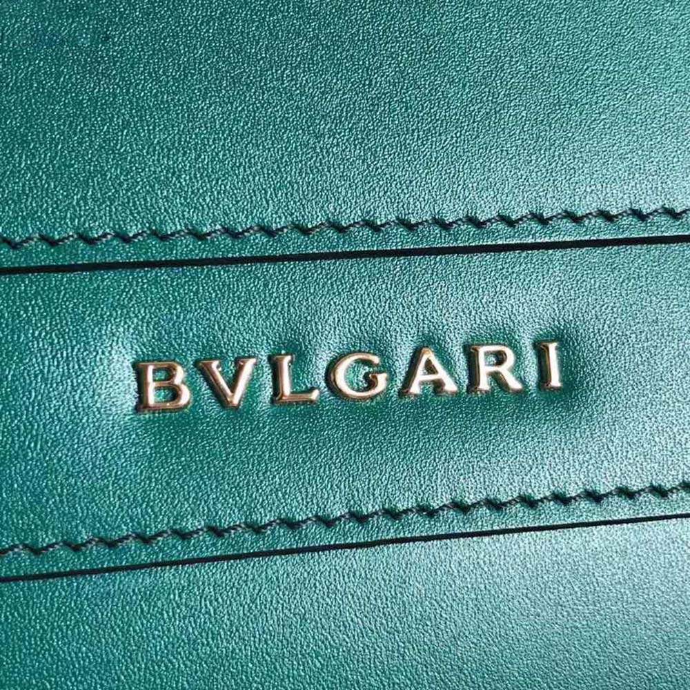Bvlgari Women Serpenti Forever Mini Bag in Calf Leather-Green - image 7