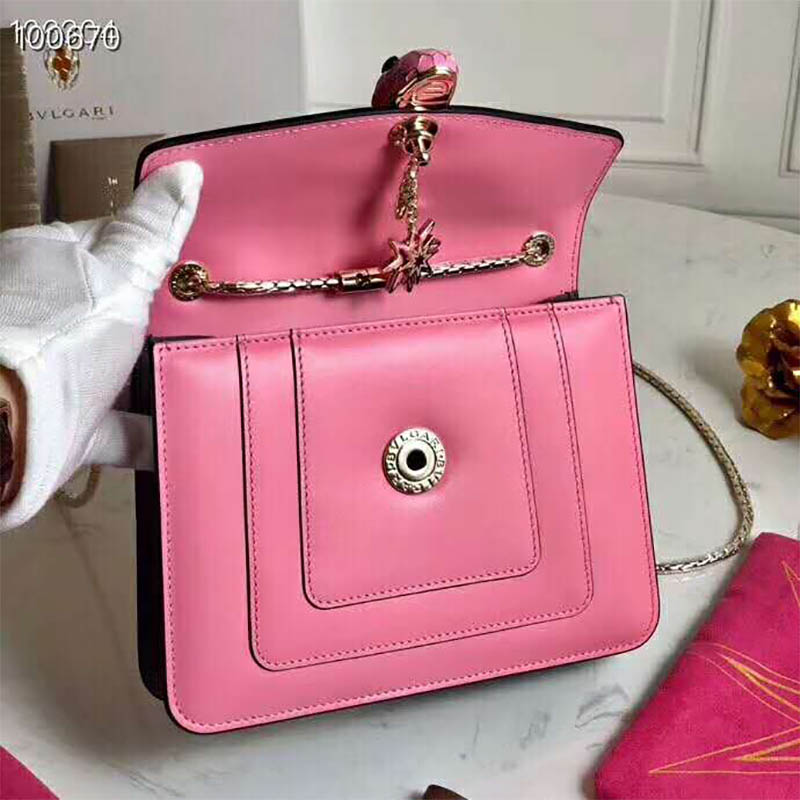 Bvlgari Women Serpenti Forever in Calf Leather-Pink - image 4