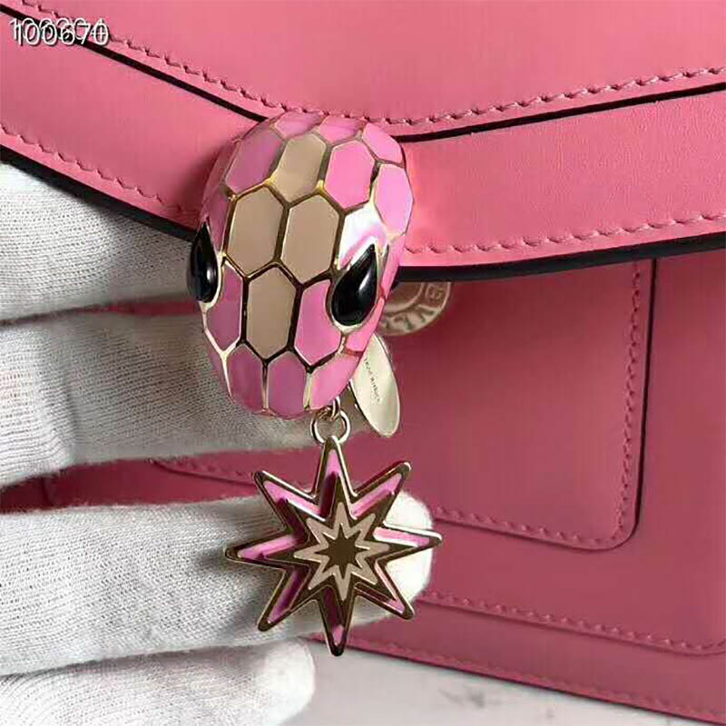 Bvlgari Women Serpenti Forever in Calf Leather-Pink - image 6