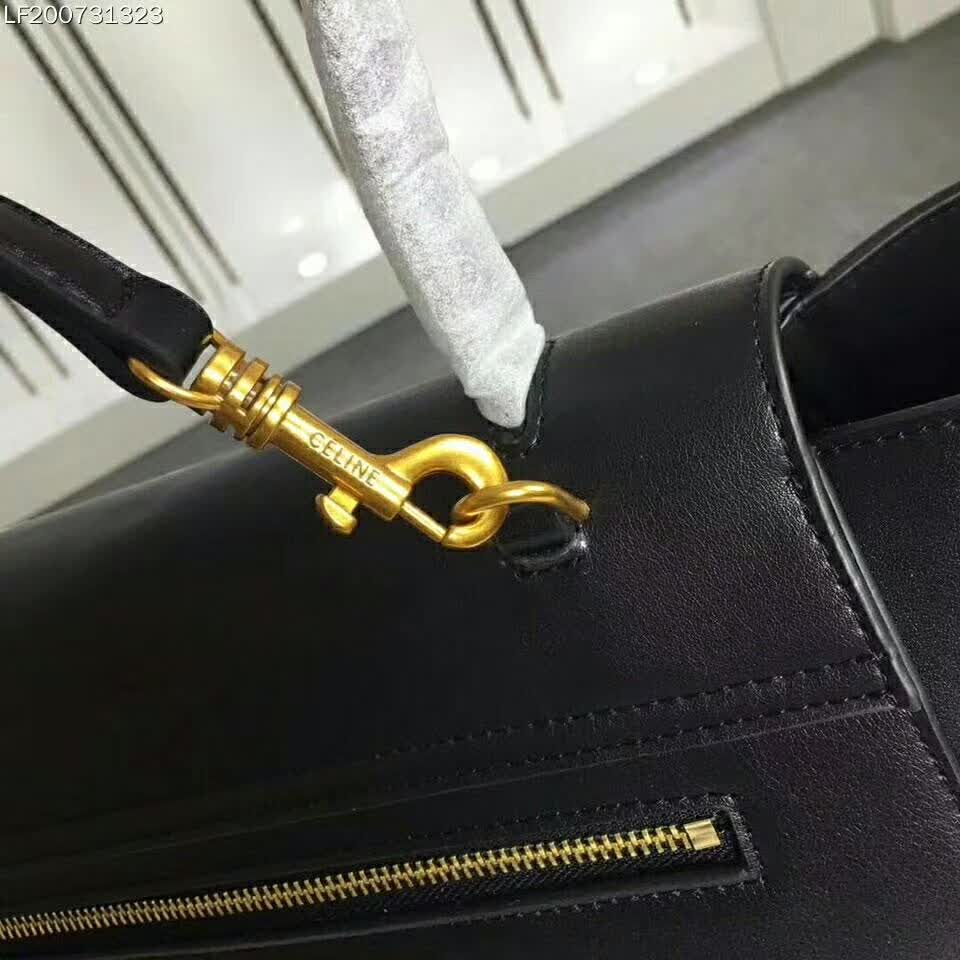 Celine Small Belt Bag in Smooth Calfskin Leather-Black - image 8