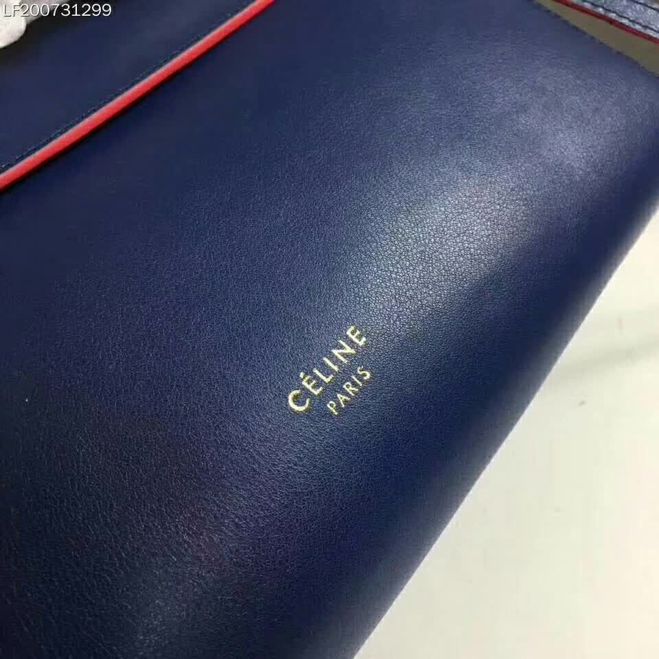 Celine Small Belt Bag in Smooth Calfskin Leather-Navy Blue - image 7