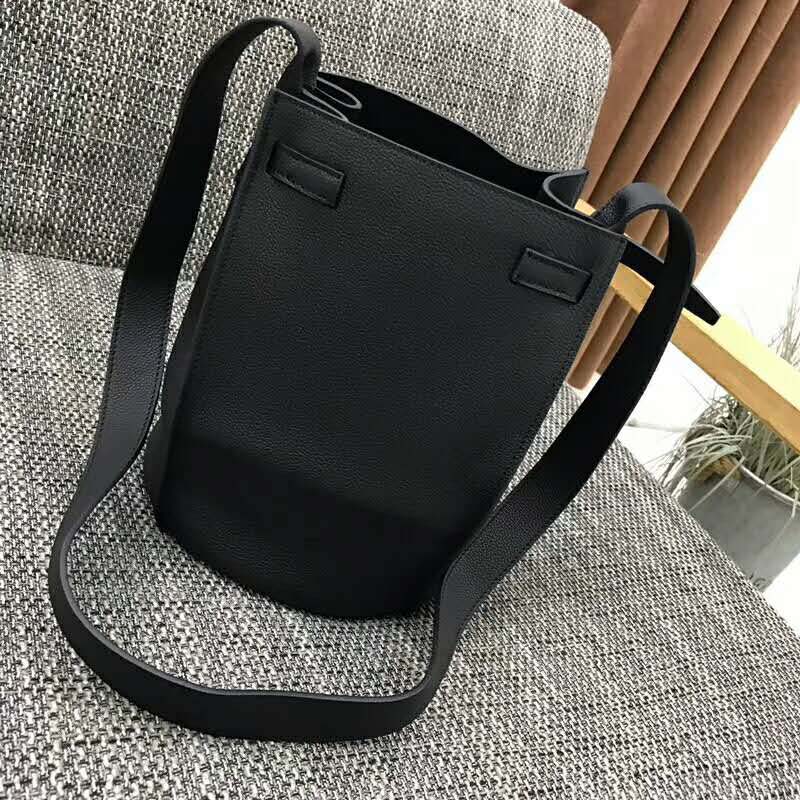 Side angle showing spacious silhouette of Celine Women Big Bag Bucket