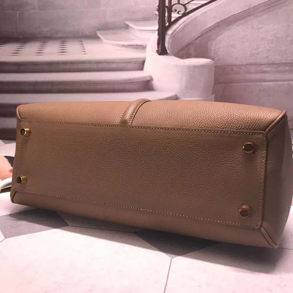 Celine Women Medium16 Bag in Grained Calfskin-Brown - image 6