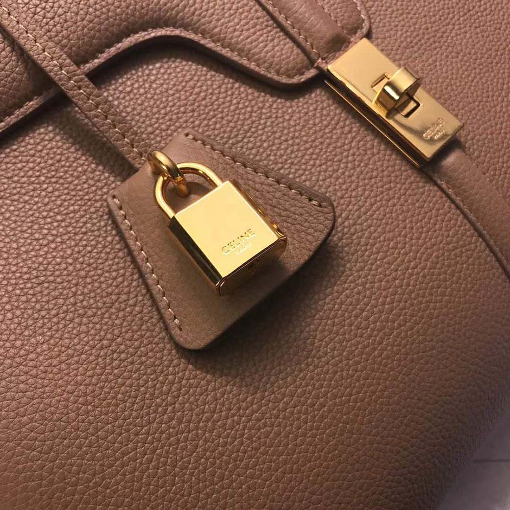 Celine Women Medium16 Bag in Grained Calfskin-Brown - image 9