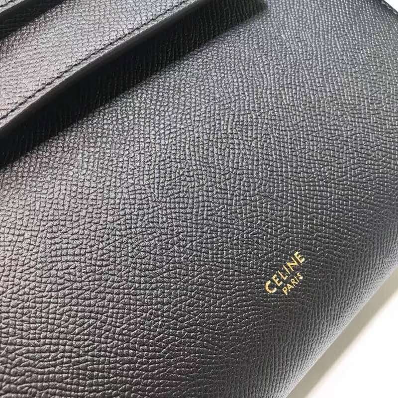 Celine Women Micro Belt Bag in Grained Calfskin-Black - image 8