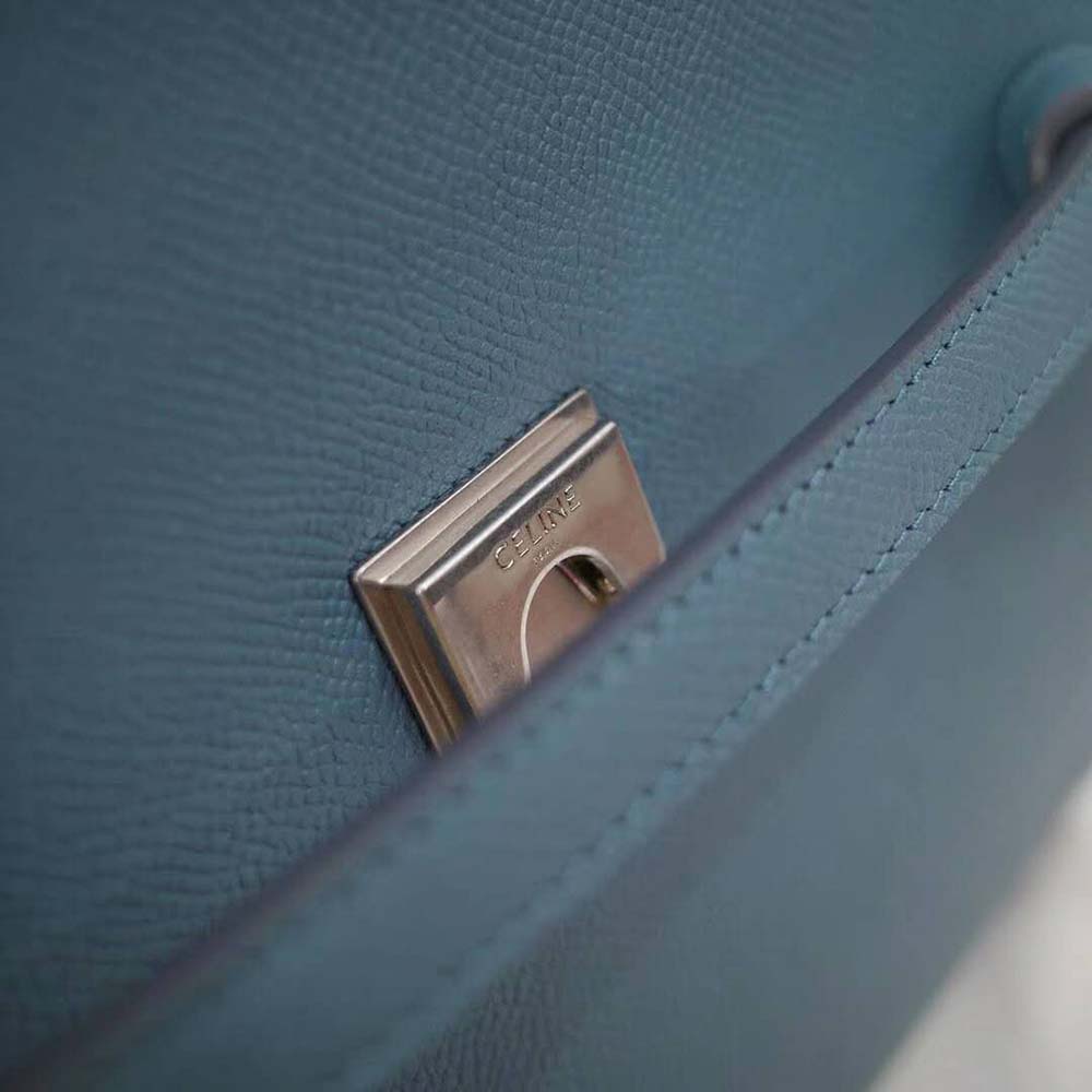 Celine Women Micro Belt Bag in Grained Calfskin-Navy - image 8