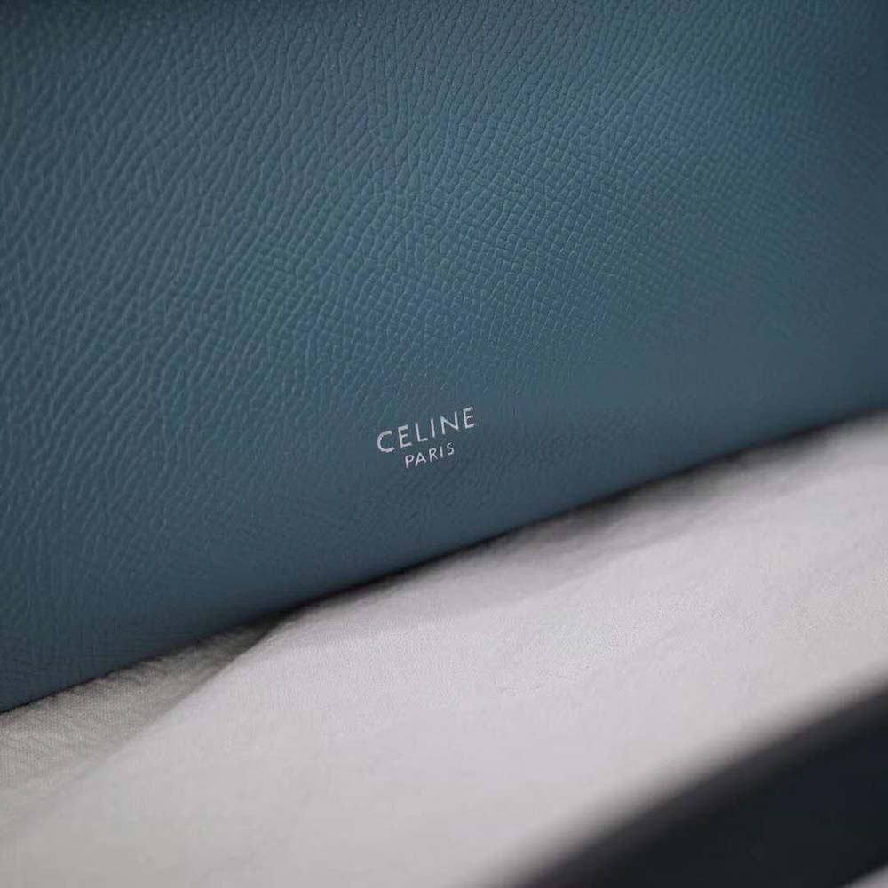 Celine Women Micro Belt Bag in Grained Calfskin-Navy - image 7