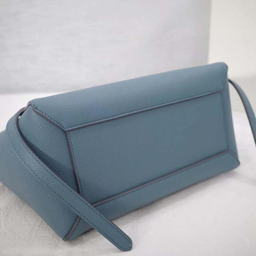 Celine Women Micro Belt Bag in Grained Calfskin-Navy - image 4