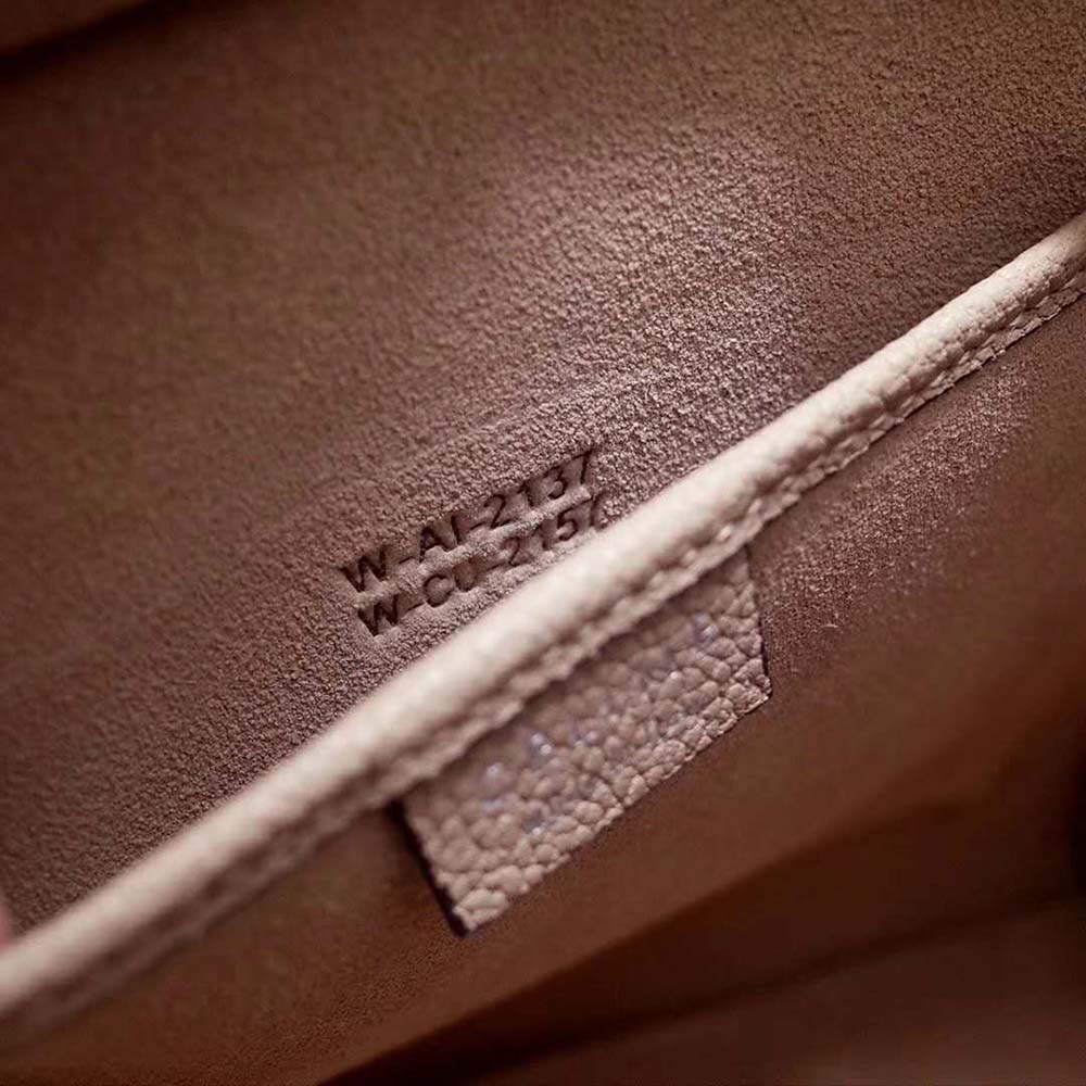 Celine Women Mini Luggage Handbag in Baby Drummed Calfskin-Sandy - image 9