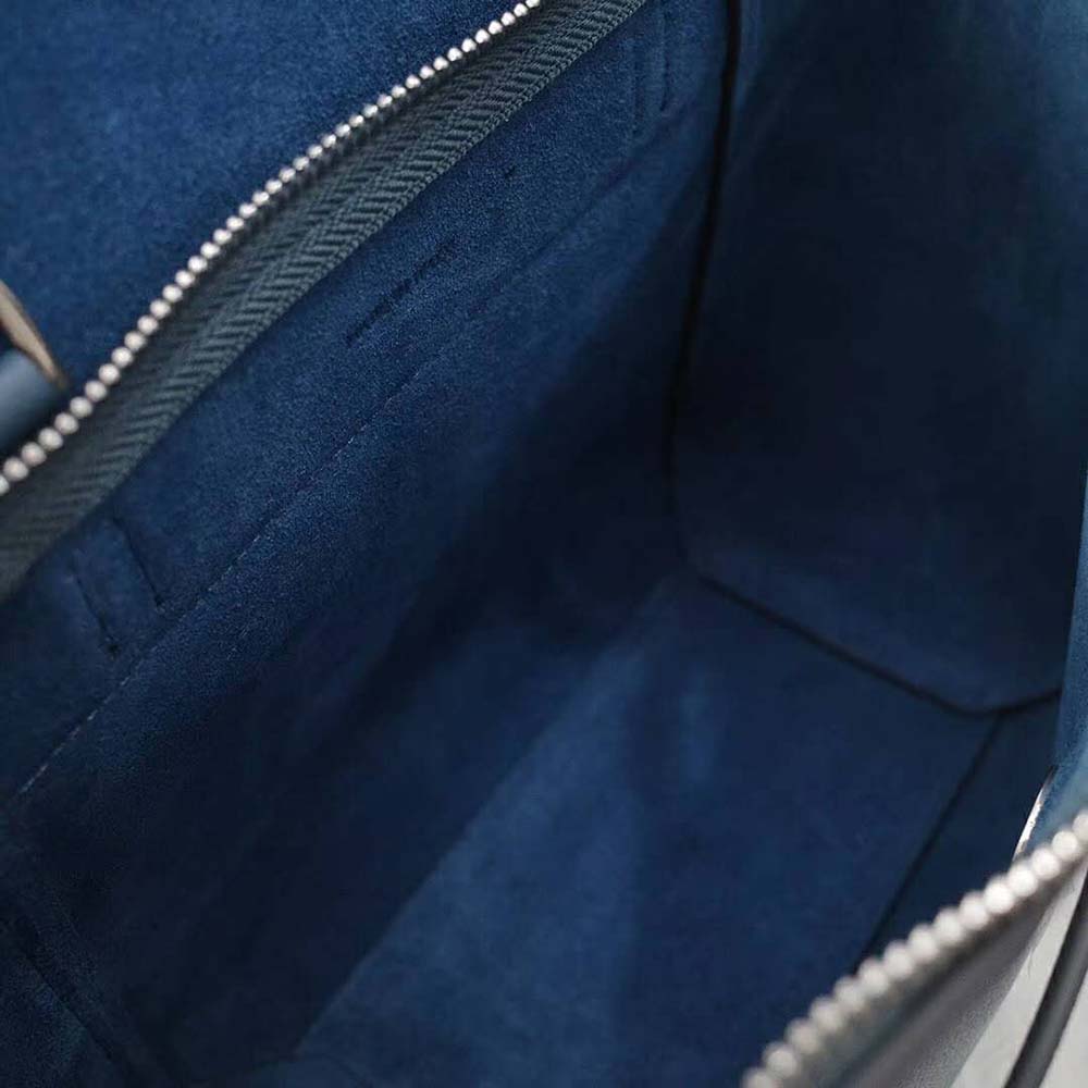 Celine Women Nano Belt Bag in Grained Calfskin Bag-Navy - image 9