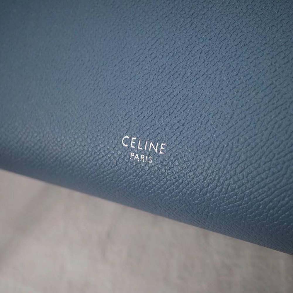 Celine Women Nano Belt Bag in Grained Calfskin Bag-Navy - image 4