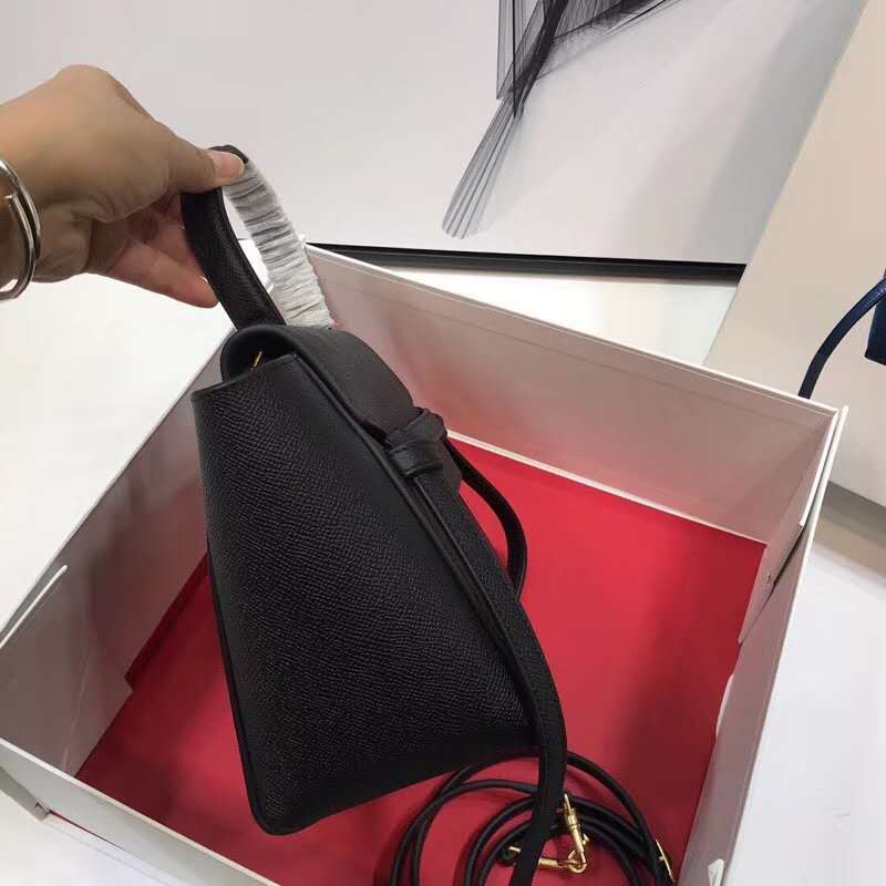Celine Women Nano Belt Bag in Grained Calfskin-Black - image 5
