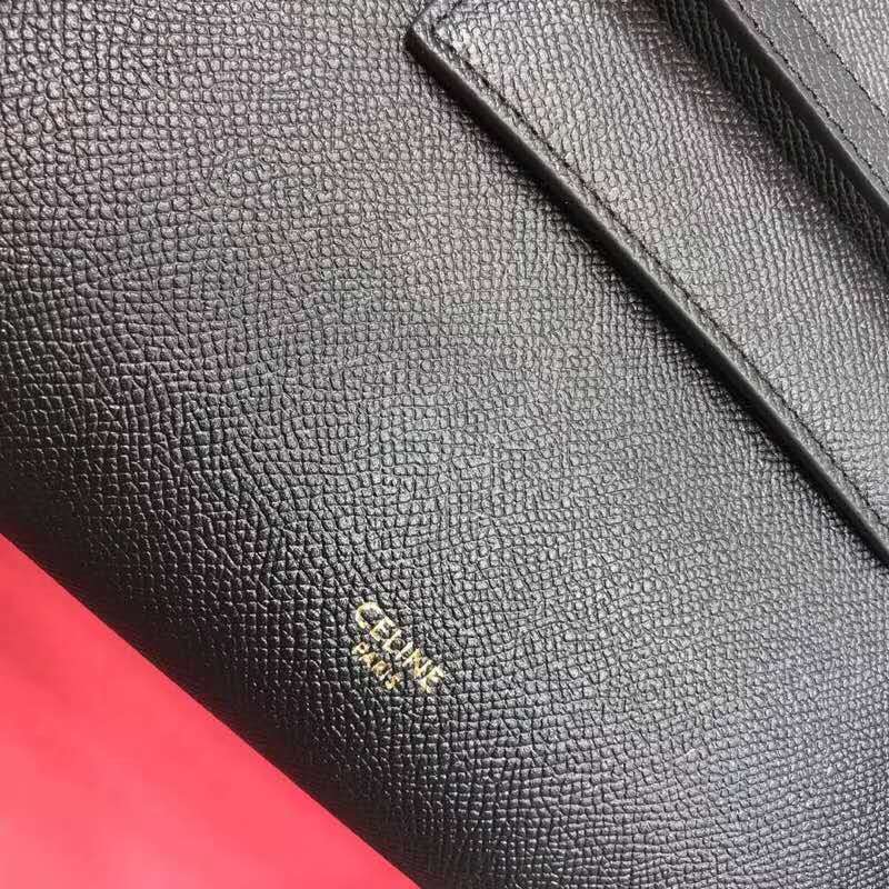 Celine Women Nano Belt Bag in Grained Calfskin-Black - image 7