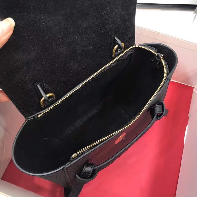 Celine Women Nano Belt Bag in Grained Calfskin-Black - image 6
