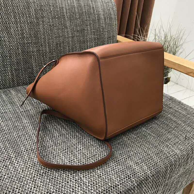 Celine Women Small Big Bag in Smooth Calfskin-Brown - image 5