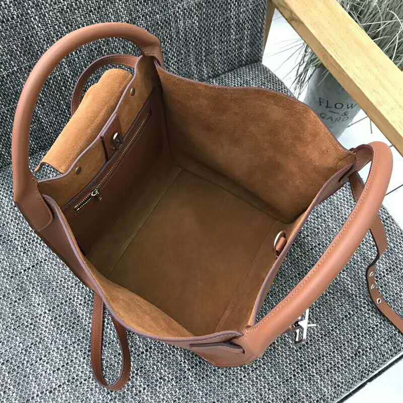 Celine Women Small Big Bag in Smooth Calfskin-Brown - image 6