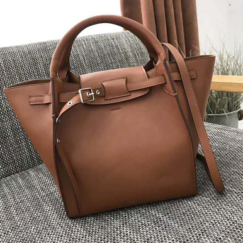 Close-up detail of gold-tone hardware on Celine Women Small Big Bag