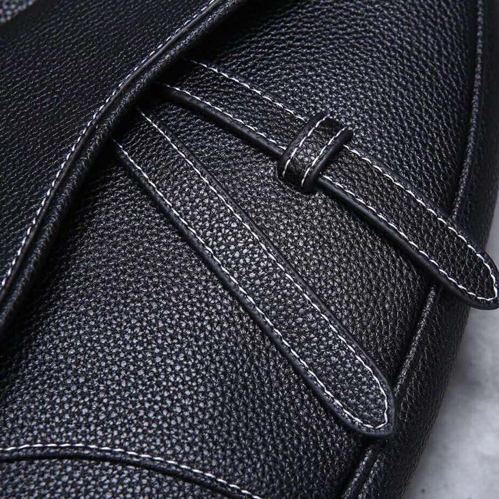 Dior Men Saddle Bag in Black Calfskin - image 7