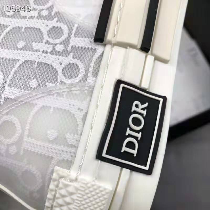 Dior Unisex B23 High-Top Dior Oblique Sneaker-White - image 13