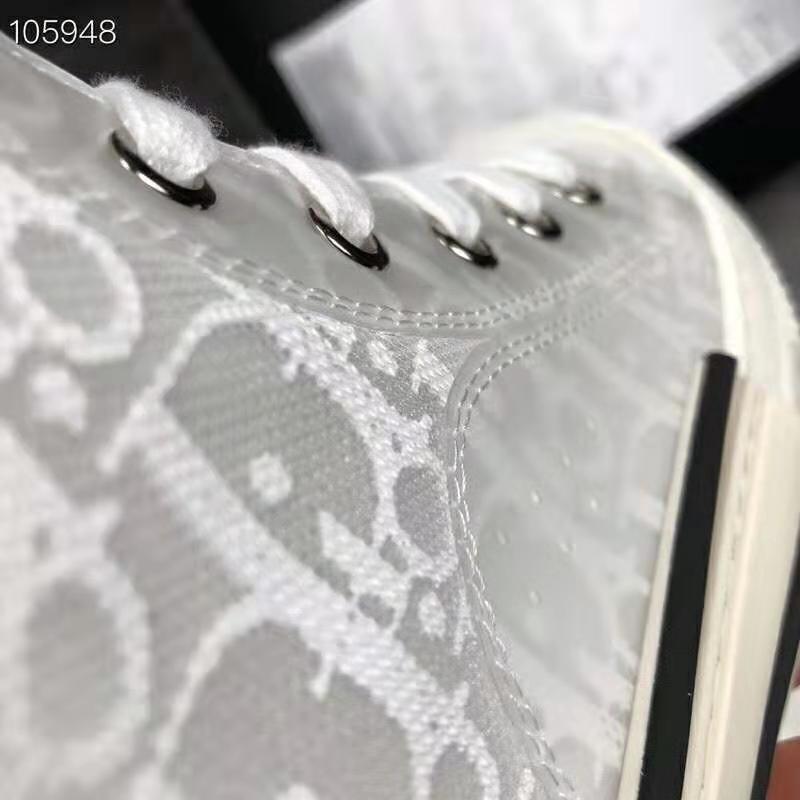 Dior Unisex B23 High-Top Dior Oblique Sneaker-White - image 10