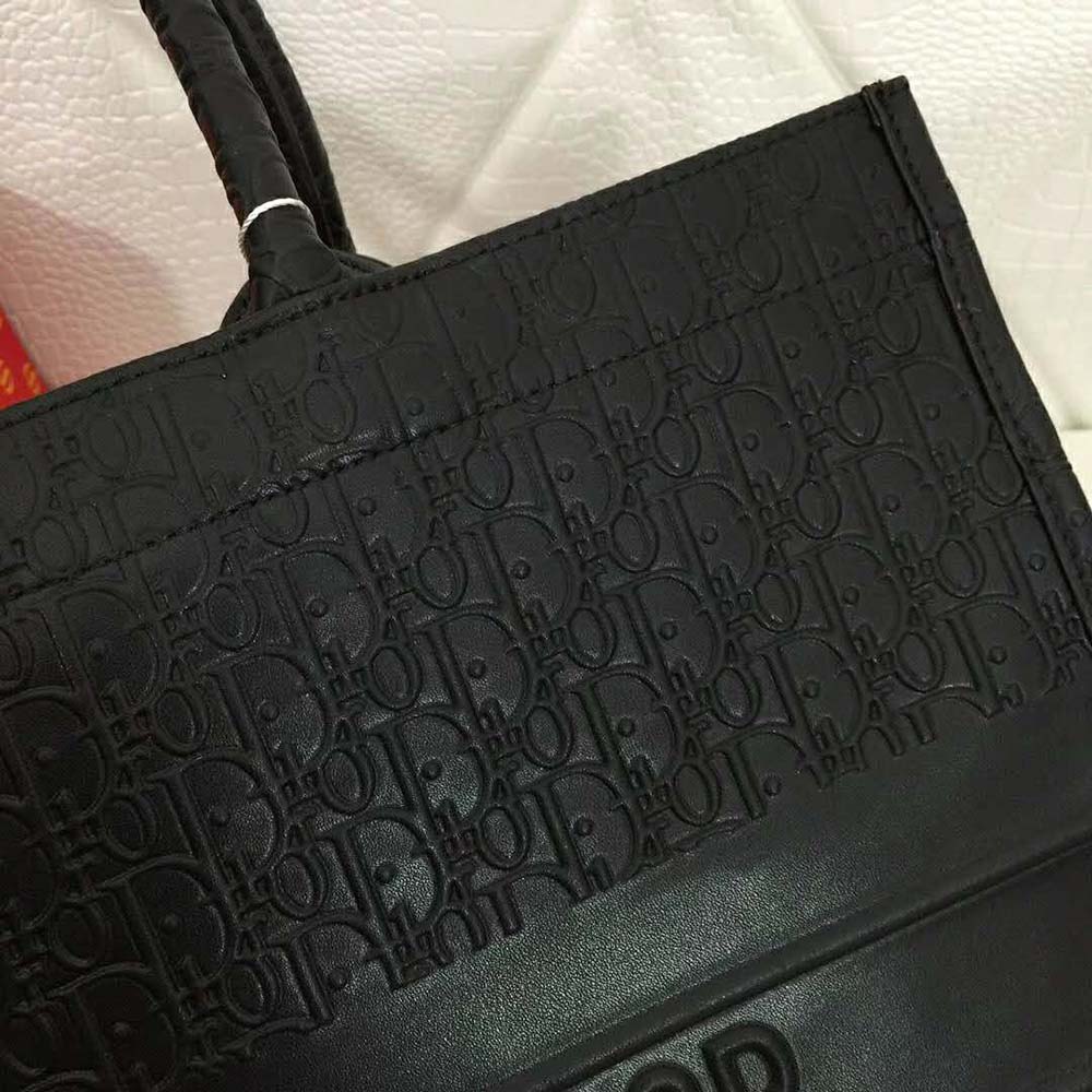 Dior Women Book Tote Dior Oblique Bag-Black - image 9