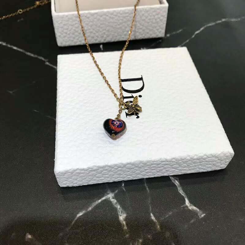 Dior Women D-Murrine Necklace Aged Gold-Tone Metal Murano Glass - image 4
