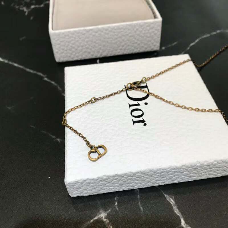Dior Women D-Murrine Necklace Aged Gold-Tone Metal Murano Glass - image 5