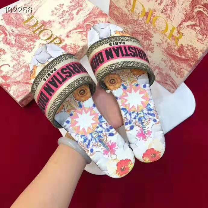 Dior Women D-Way Kaleidiorscopic Slide-Rose - image 9