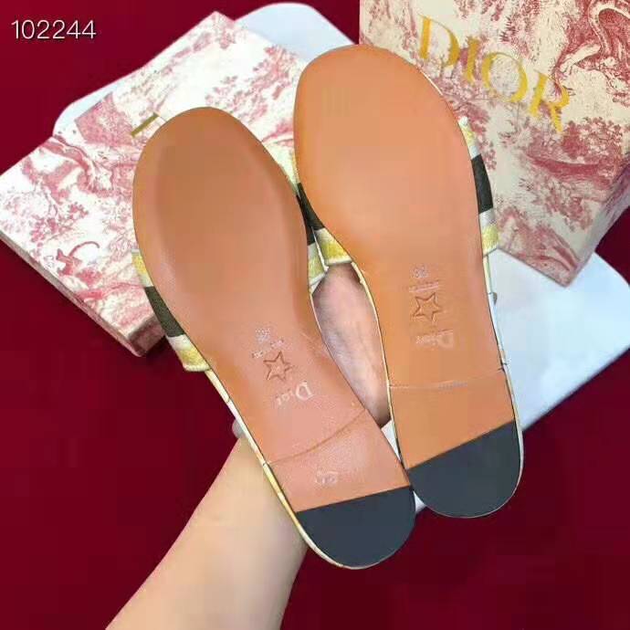 Dior Women D-Way Kaleidiorscopic Slide-Yellow - image 9